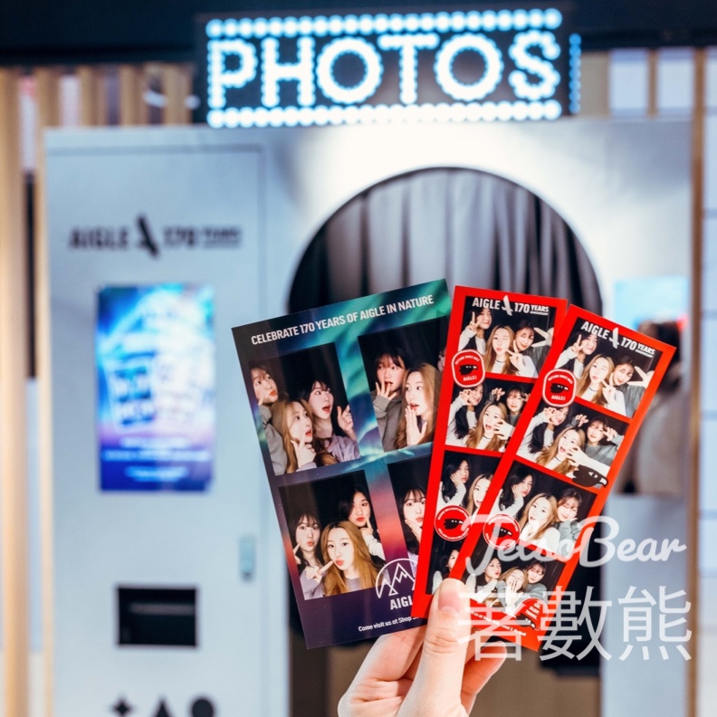 AIGLE 冬季 SKI 主題期間限定店 Snapio 自拍亭免費拍攝 - Jetso Bear