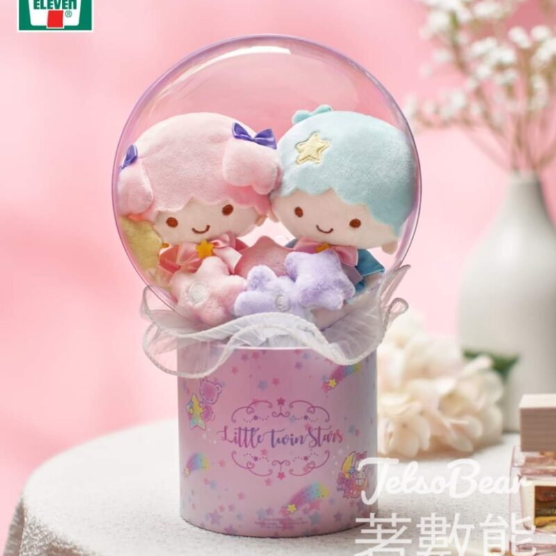 7-Eleven Litte Twin Stars泡泡公仔花 - Jetso Bear