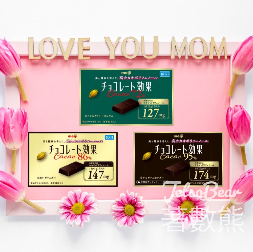 meiji chocolate #有獎遊戲 送100份 「朱古力效果」72％、86％、95％ - Jetso Bear