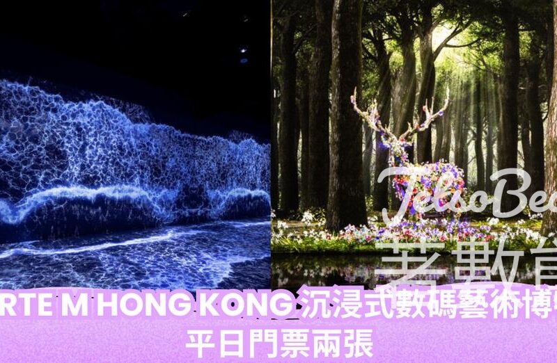 CosMart #有獎遊戲 送70份 ARTE M HONG KONG沉浸式數碼藝術博物館平日成人門票 - Jetso Bear