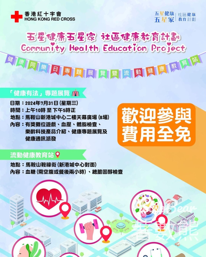香港紅十字會 沙田區 健康推廣同樂日 - Jetso Bear