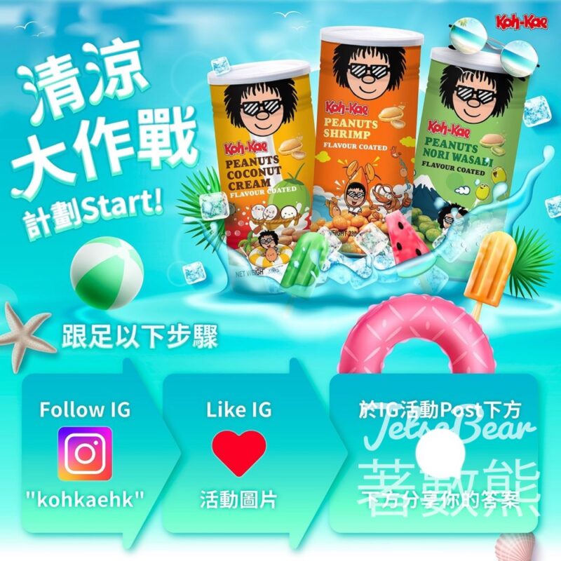 kohkaehk #有獎遊戲 送大哥花生禮包 - Jetso Bear