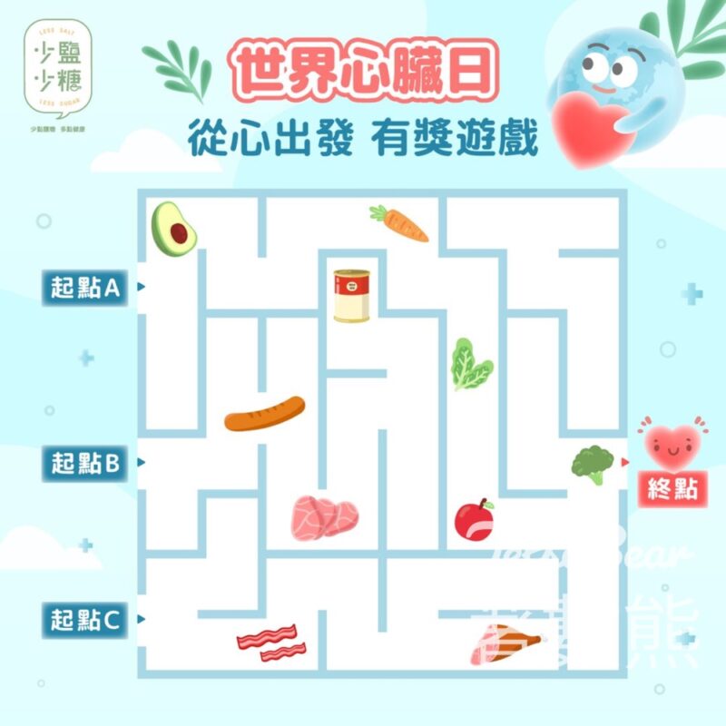 全城減鹽減糖 #有獎遊戲 送少鹽少糖環保餐具 - Jetso Bear