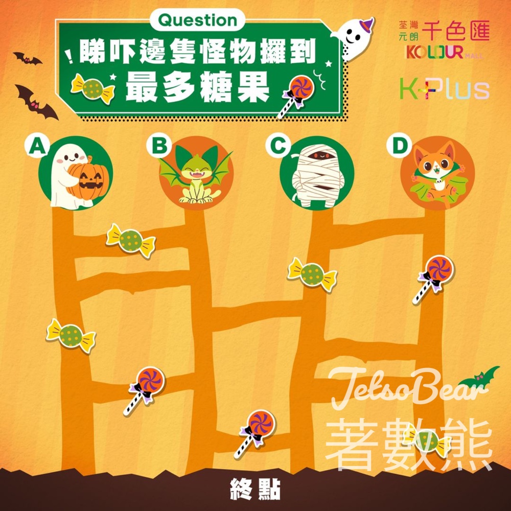 千色匯 #有獎遊戲 送藍牙摺疊鍵盤 - Jetso Bear