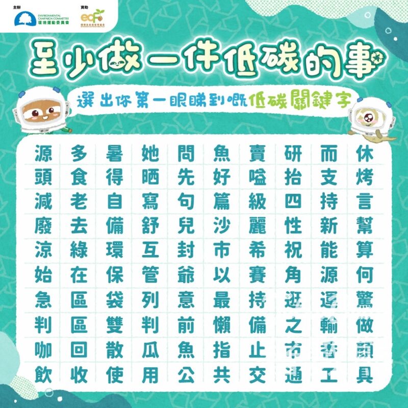 環境運動委員會 #有獎遊戲 送識碳鬼鬼肩膀毛公仔 - Jetso Bear
