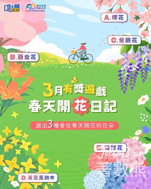 香港浸會大學持續教育學院 HKBU SCE #有獎遊戲 送HK$50咖啡禮券 - Jetso Bear
