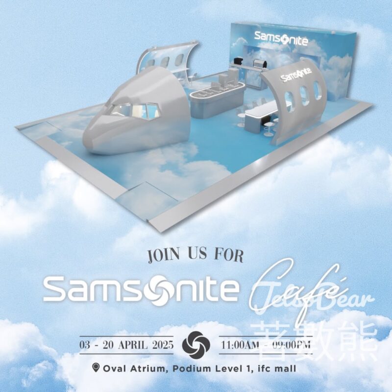 ifc Samsonite Café 提供免費精緻咖啡 - Jetso Bear