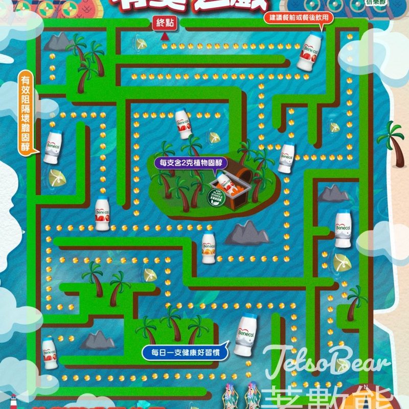 Benecol 倍樂醇 #有獎遊戲 送$100超市現金券 - Jetso Bear