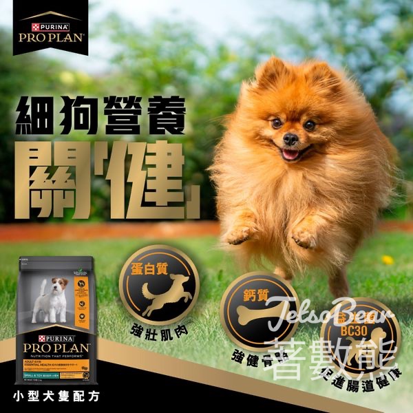 免費領取 PRO PLAN®小型及迷你犬配方試食裝 - Jetso Bear