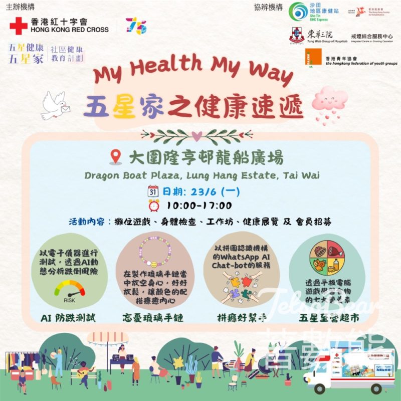 香港紅十字會 健康推廣同樂日 攤位遊戲、免費身體檢查 - Jetso Bear