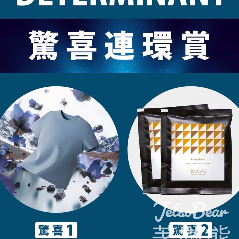 DETERMINANT 期間限定店 完成任務送咖啡禮品 - Jetso Bear