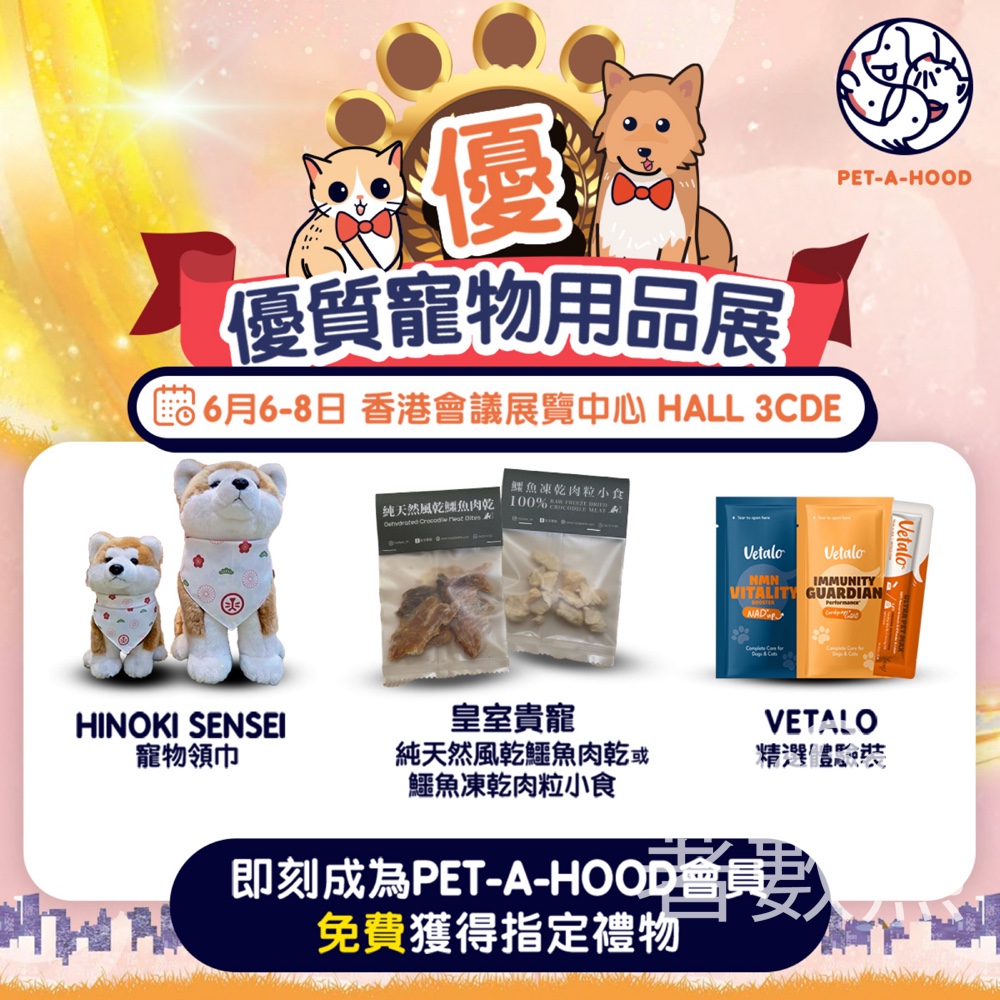 優質寵物用品展2025 PET-A-HOOD 送禮物 - Jetso Bear