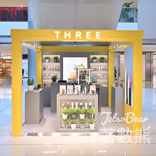 THREE Cosmetics ifc mall 期間限定店 送天然葡萄籽油 - Jetso Bear