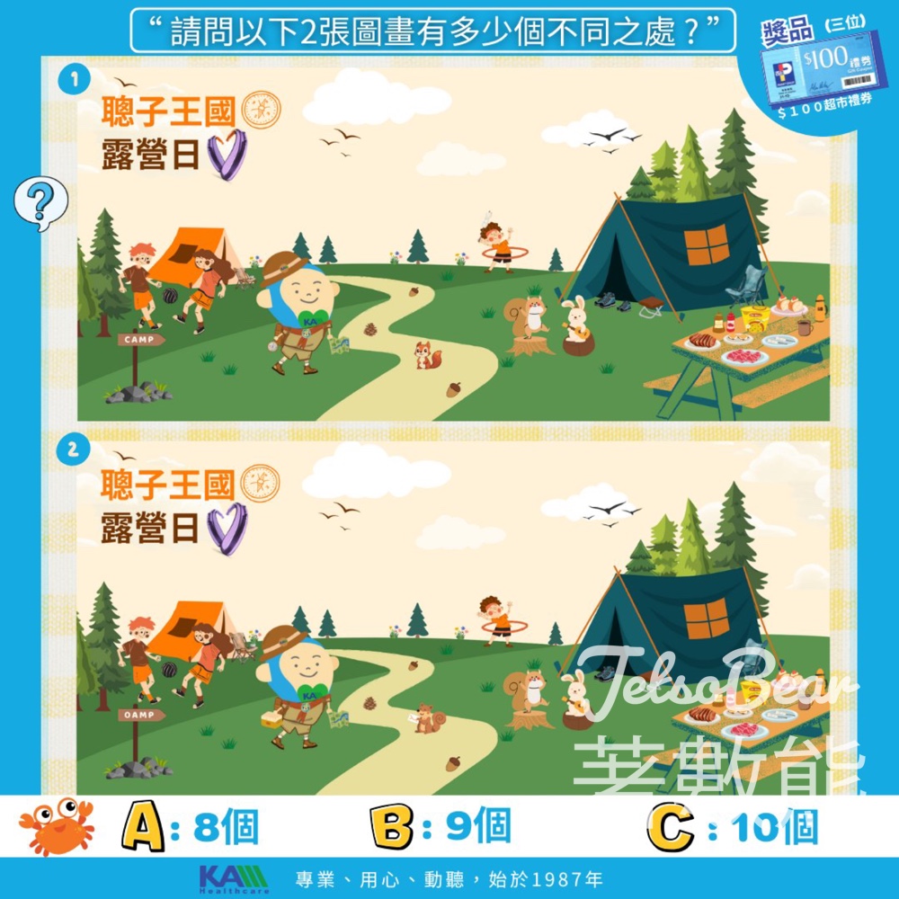 香港峰力聽覺中心 #有獎遊戲 送$100超市禮券 - Jetso Bear