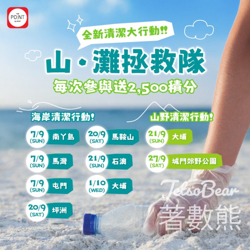 註冊「山．灘拯救隊」新會員送 2,500 The Poin積分 - Jetso Bear