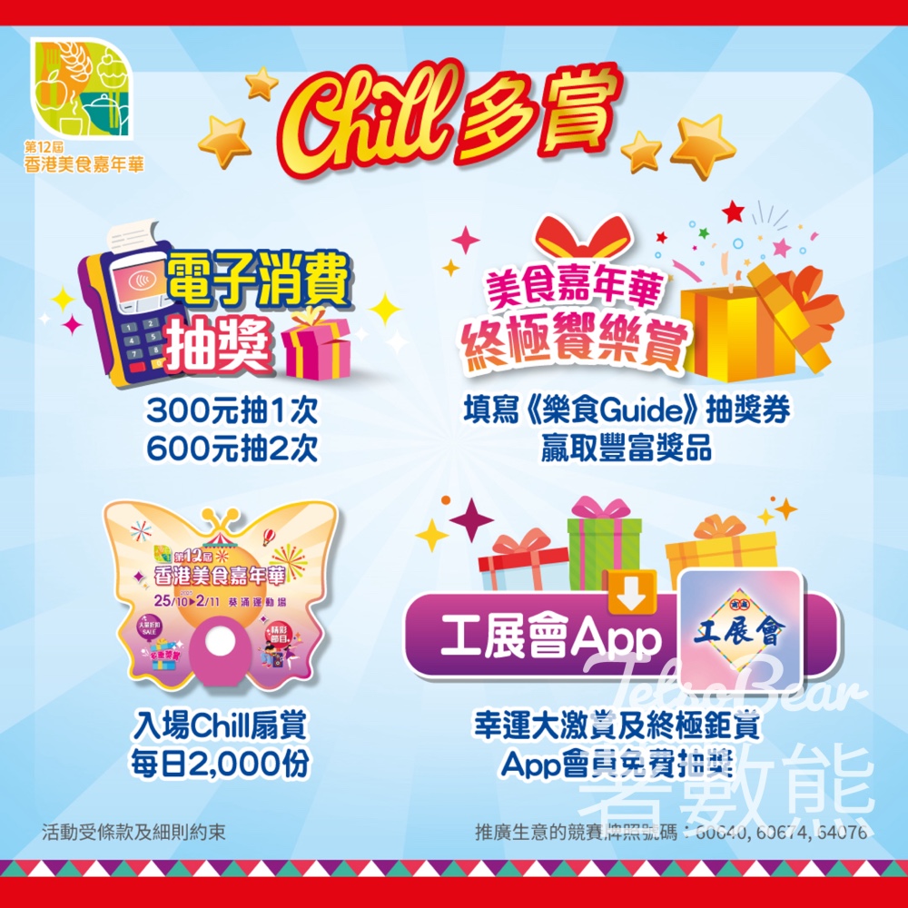 美食嘉年華 幸運大激賞及終極鉅賞 贏取總值$10,000家電及廚具 - Jetso Bear