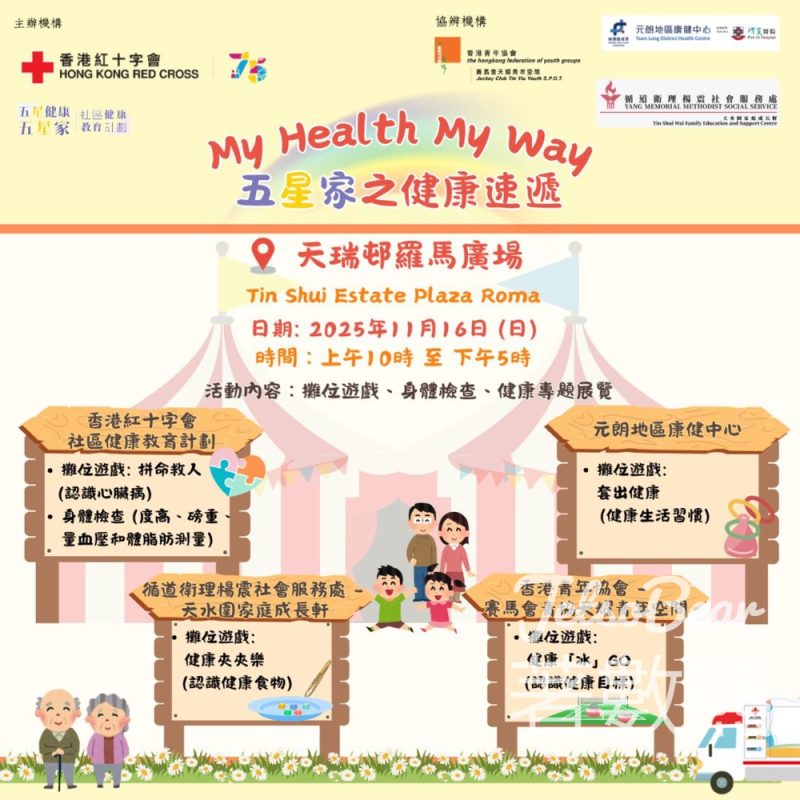 香港紅十字會 元朗區健康推廣同樂日 - Jetso Bear