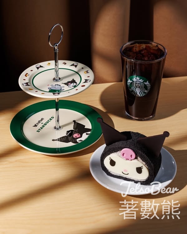 報名參加 Starbucks KUROMI見面會 送即影即有、KUROMI + Starbucks 下午茶2層架 - Jetso Bear