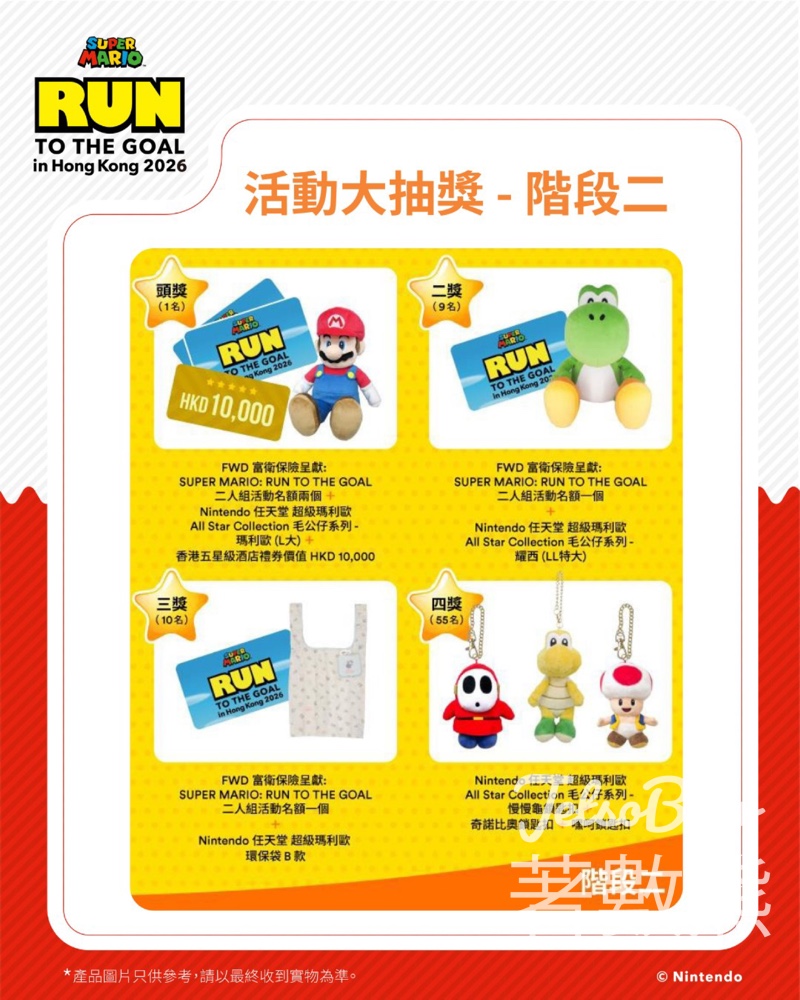 SUPER MARIO: RUN TO THE GOAL 活動大抽獎贏取豐富獎品 - Jetso Bear
