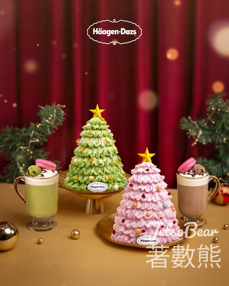 Häagen-Dazs 聖誕許願樹雪糕蛋糕 - Jetso Bear