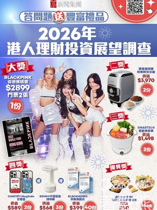 星島頭條 2026年港人理財投資展望調查 送豐富禮品 - Jetso Bear