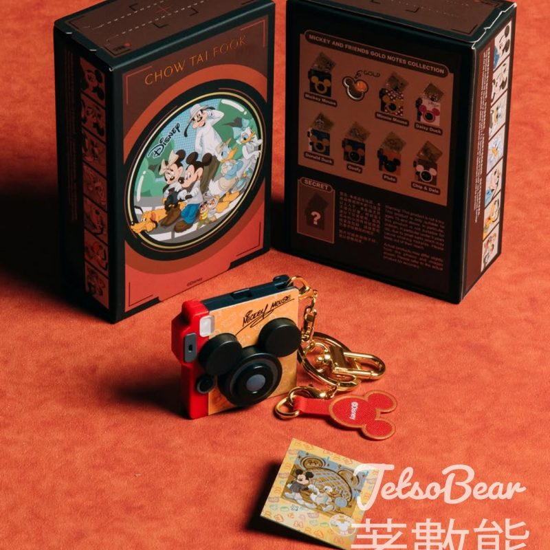 周大福聯乘迪士尼推出全新「Mickey and Friends」金卡盲盒系列 - Jetso Bear