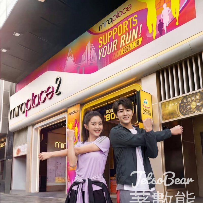 馬拉松選手免費領取Mira Place 運動冰感毛巾 - Jetso Bear