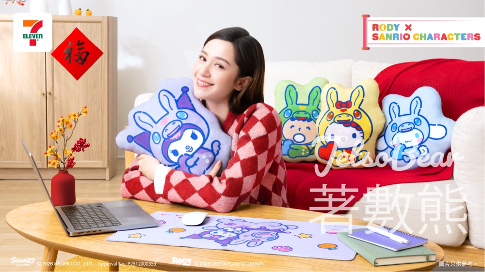 7-Eleven換購Sanrio characters x Rody 開運小物系列 抱抱咕𠱸、電腦枱 - Jetso Bear 7-Eleven換購Sanrio characters x Rody 開運小物系列 抱抱咕𠱸、電腦枱 - Jetso Bear