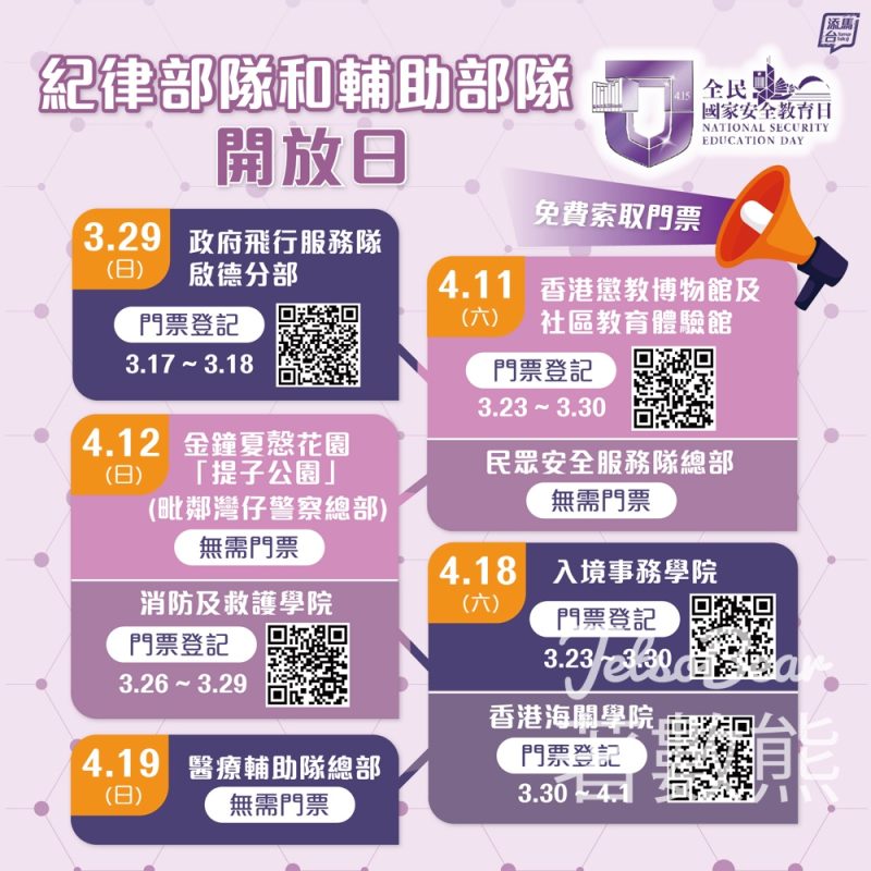 免費參加紀律部隊和輔助部隊開放日 - Jetso Bear