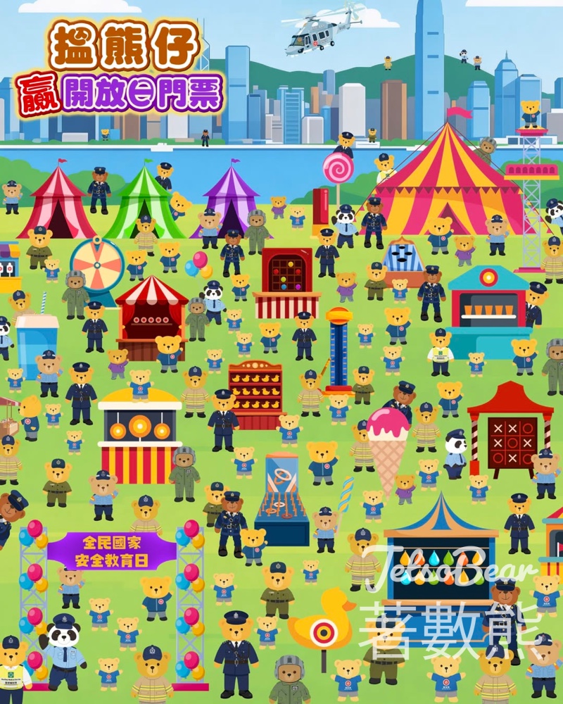 #有獎遊戲 保安局 送紀律部隊開放日門票 - Jetso Bear #有獎遊戲 保安局 送紀律部隊開放日門票 - Jetso Bear