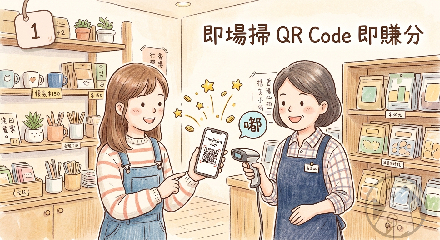 The Point積分基本機制：電子貨幣消費每HK$1賺1分，即賺分最快