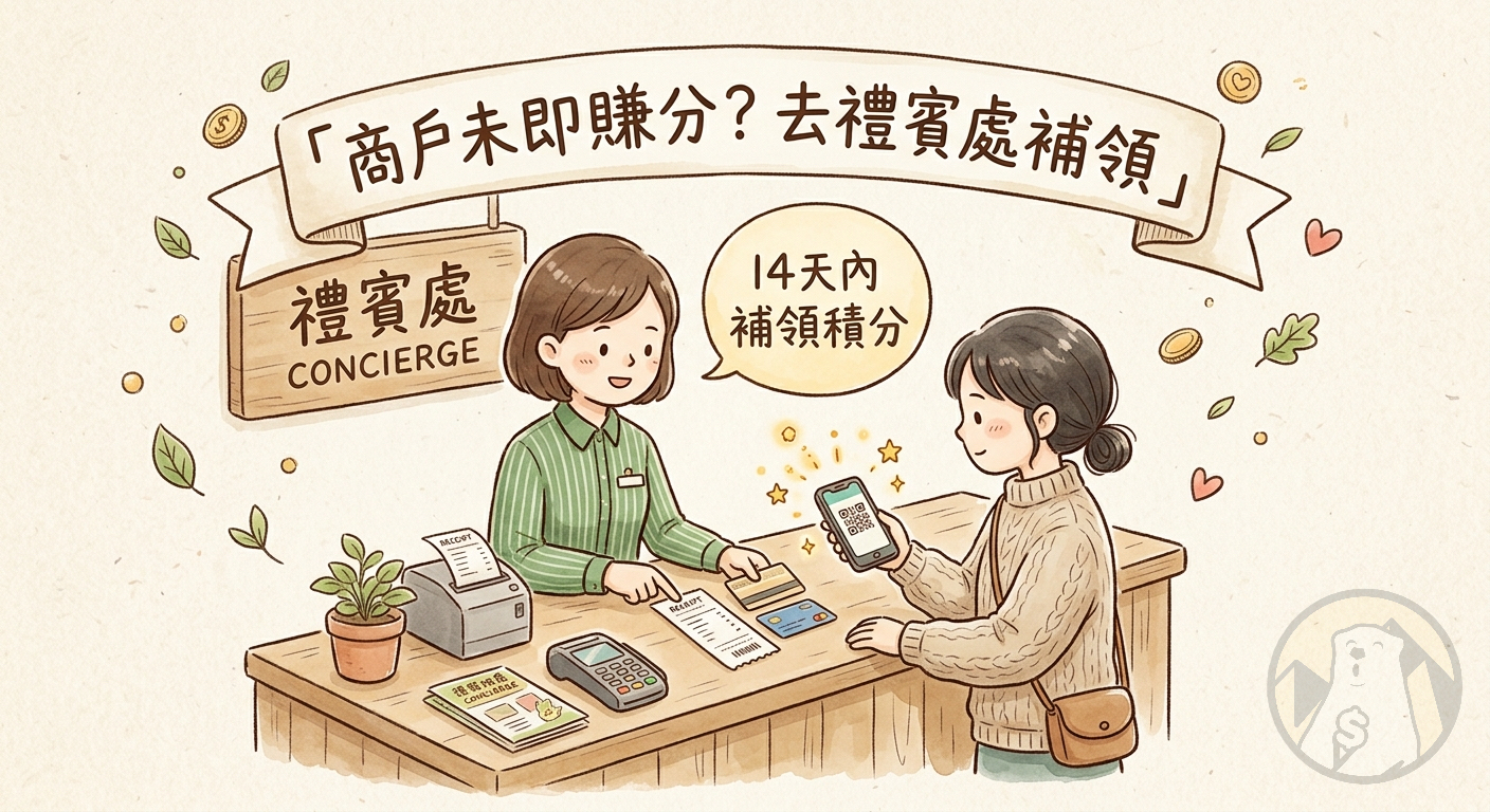 商戶未即賺分？去禮賓處補領教學：14天內帶齊單據到服務中心