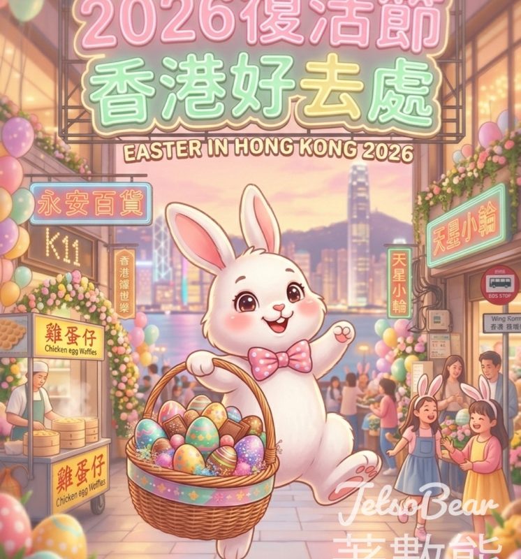 2026復活節香港好去處｜10大親子活動+市集+免費禮品+打卡熱點全攻略！香港復活節活動一次過睇晒 - Jetso Bear
