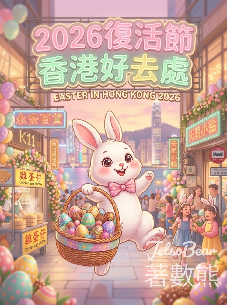 2026復活節香港好去處｜10大親子活動+市集+免費禮品+打卡熱點全攻略！香港復活節活動一次過睇晒 - Jetso Bear