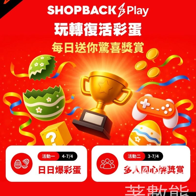 ShopBack Play復活彩蛋 打機贏高達$100盲盒＋$2萬獎賞 - Jetso Bear
