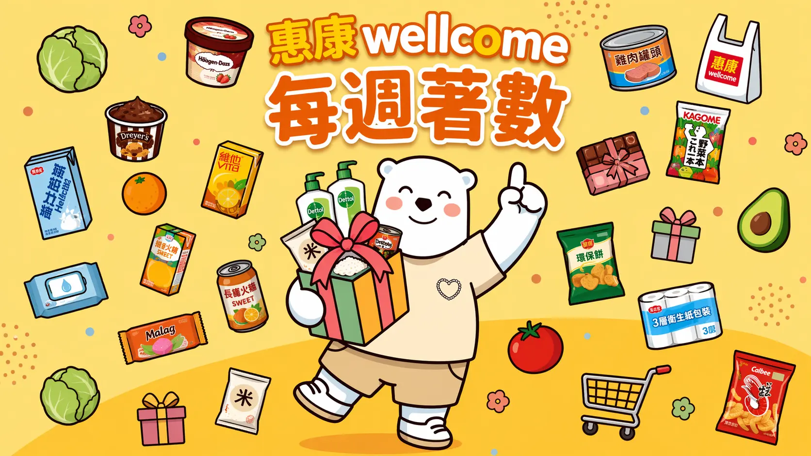 惠康超市每週優惠 - Jetso Bear 最新 Wellcome 特價